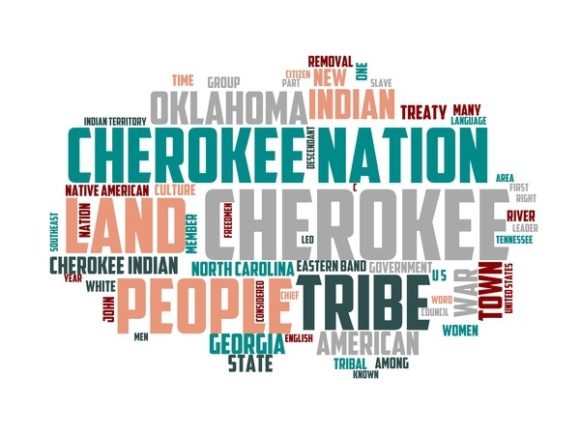 Cherokee Typography Wallpaper: A Unique Design Resource for Creative Projects