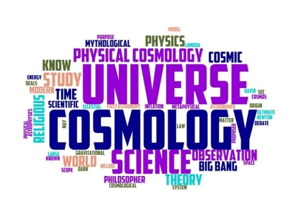 Cosmology Typography Banner