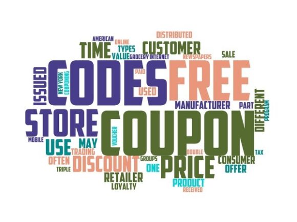 Couponing Typography Book Cover