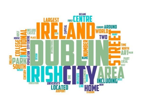 Dublin Typography Wallpaper