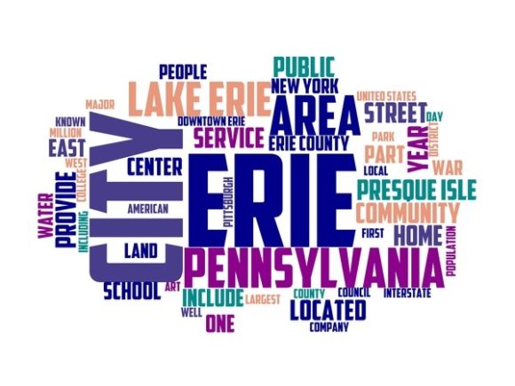 Erie Typography Background
