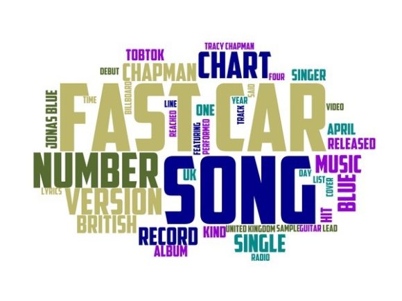 Fast Cars Typography Background