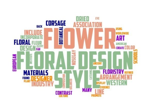 Flower Arranging Typography Banner