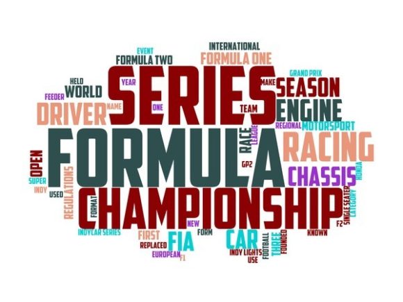Formula Racing Typography Tie Dye